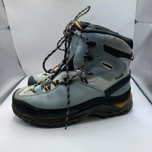 LOWA CEVEDALE EVO GTX BOOTS - Men size US 7hiking camping outdoor blue suede
